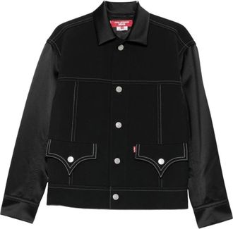 Junya Watanabe Wr-J202-051 Jas - Heren - Zomerjassen - Zwart - M - Wol - Jassen