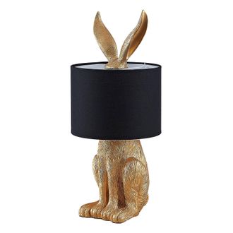 Lindby L&aacute;mpara De Mesa lorentina En Negro Textura, Tela, Tejido, Seda - Lindby