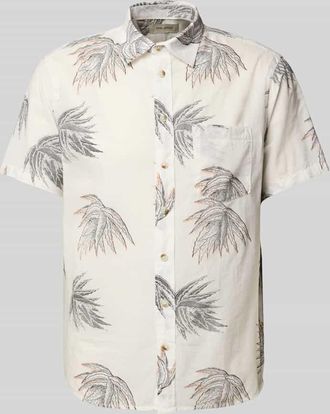 Blend Regular Fit Freizeithemd mit 1/2-Arm Modell ALAN in Offwhite, Gr&ouml;&szlig;e M