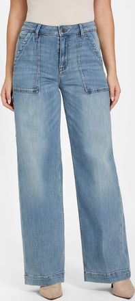 Guess Eleanna High-Rise Wide Carpenter Jeans