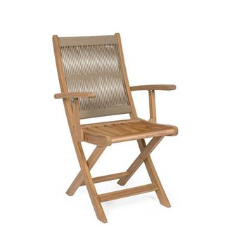 Konte Design Juego de 2 sillas plegables de madera de acacia