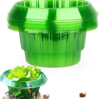 OEM 12 Anillos Protectores Contra Babosas Y Caracoles, Barrera Natural Para Huertos, Ensaladas Y Repollo - Reutilizables Y Sin Qu&iacute;micos