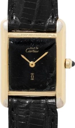 Cartier Orologio Vintage Pre-owned - - Pre-owned - Donna - Nero - ONE SIZE