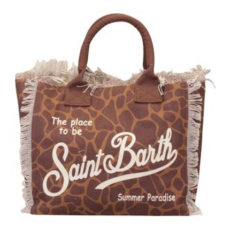 Saint Barth Tote Bags, female, Brown, Size: ONE SIZE Vanity Shoulder Bag
