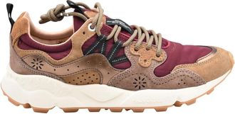Flower Mountain Yamano 3 - Dames - Sneakers - Rood - 39 EU - Leer - Schoenen
