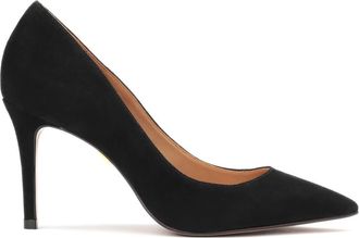 Kazar Zwarte Su&egrave;de Elegante Pumps - Dames - Pumps - Zwart - 38 EU - Su&egrave;de - Schoenen