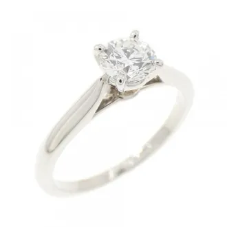Cartier Platinum 950 Band Ring (Pre-Owned)