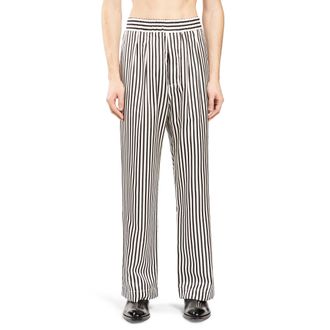 Tom Ford Fluid Silk Stripe Lounge Pants
