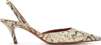 Amina Muaddi Pumps Sofia 60mm - Toni neutri