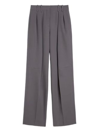 Jil Sander pleated belt-loops trousers - women - Wool - 38 - Grey