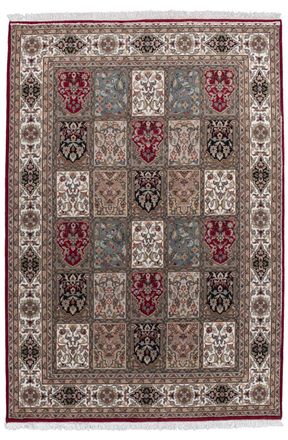 THEKO Alfombra oriental cl&aacute;sica de lana anudada a mano