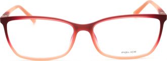 Police VPL196 Gradient Rectangular Frame Eyeglasses - Pink