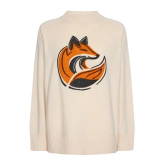 Elena Miro M110Z0 Pullover - Dames - Truien - Wit - Maat: M