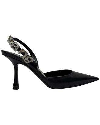 Alexander Wang Alexander Wang Womens Leather Grace Embellished Slingback Pump (Authentic Pre-Loved)