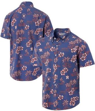 Reyn Spooner Mens Reyn Spooner Navy Houston Astros Kekai Performance Button-Up Top at Nordstrom, Size Medium