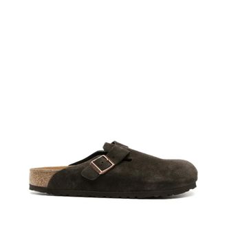 Birkenstock Schoenen, Heren, Bruin, 44 EU, Suede Leather Mocca Regular Schoenen