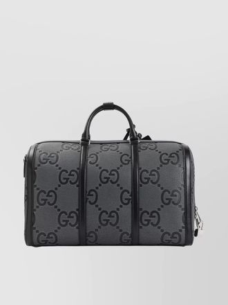 Gucci leather duffle bag metal hardware