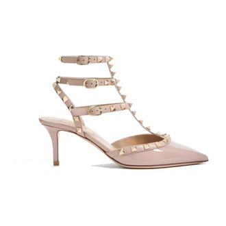 Valentino Garavani Dames, Schoenen, Beige, Maat: 41 EU Leer