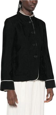 Forte_Forte My Jacket - Dames - Zomerjassen - Zwart - XL - Jassen