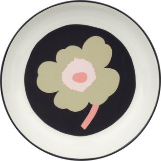 Marimekko Oiva Unikko Deep Plate in White at Nordstrom, Size One Size Oz