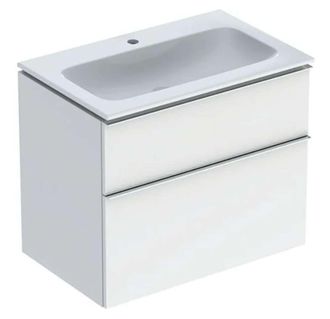 Keramag Keramag - Geberit Icon Set Lavabo Pour Meubles Avec Meuble Sous-lavabo, 2