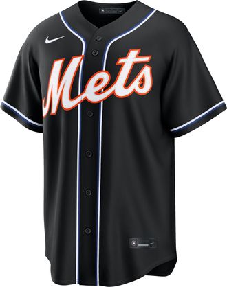Nike Francisco Lindor New York Mets Nike Mens MLB Replica Jersey in Black | RP260HM4NM9-YUZ