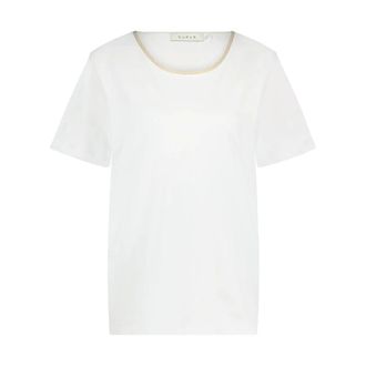 Nukus Nukus - Short Sleeve Top Tirza - Dames - Tops - Wit - Maat: L Polyamide