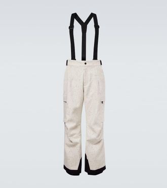 Moncler Virgin wool ski salopettes
