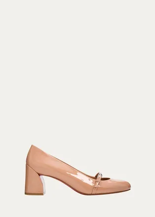 Christian Louboutin 55mm Jane Nina Patent Leather Mary Jane Pumps