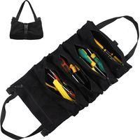 OEM Bolsa Enrollable Para Herramientas, Bolsa Para Llaves Inglesas, Bolsa Enrollable Multifuncional Con 5 Bolsillos Con Cremallera - Crezuo
