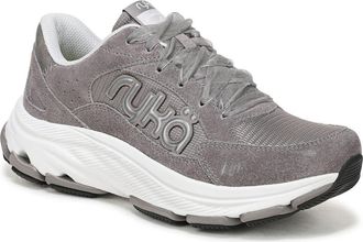 Rykä Devotion X Max Classic Sneaker in Grey Suede at Nordstrom, Size 5.5