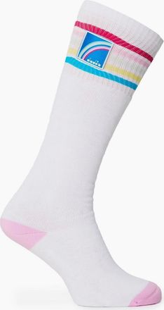 Diadora Mens Unicorn Long Crew Socks - White - Size: 8/5/5.5/6/7/6.5/7.5/4/2.5/4.5/3.5/3