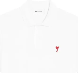 Ami Ami De Coeur White Polo Shirt