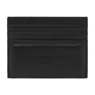 Givenchy Antigona Stamped kaarthouder - Heren - Accessoires - Zwart - Maat: ONE Size Zijde