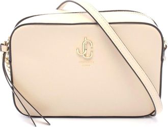 Jimmy Choo London JC Camera Leather Shoulder Bag