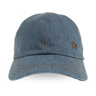 Burberry Denim Baseball Cap - Heren - Petten - Blauw - S - Denim - Accessoires