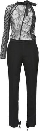 Pinko Stijlvolle Technische Jumpsuit - Dames - Jumpsuits - Zwart - M - Jumpsuits & Playsuits