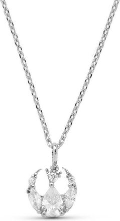 Girls Crew Star Wars Rebel Alliance Insignia Cubic Zirconia Pendant Necklace in Silver at Nordstrom