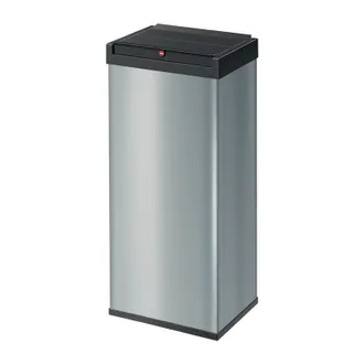 Hailo Cubo De Basura H763xw339xf260mm 52l Plateado Hailo