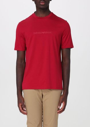 Emporio Armani T-shirt basic in cotone con Eagle