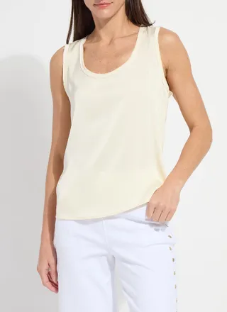 Lyss&eacute; Filipa Mix Media Tank Top