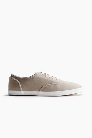 H&M Canvas Trainers in Beige at Nordstrom, Size 10.5