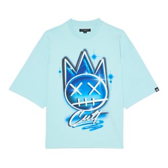 Cult of Individuality OVERSIZED SHORT SLEEVE CREW NECK TEE AIRBRUSH
