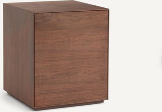 AM.PM MDF 1-deurs bureauonderbouw, notenhout gefineerd, MIKUBE