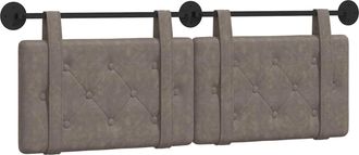 vidaXL Cabecero Colgante Gris Pu Antiguo Vidaxl