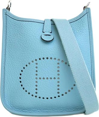 Hermès 2015 Clemence Evelyne TPM 16 crossbody bag - Blauw