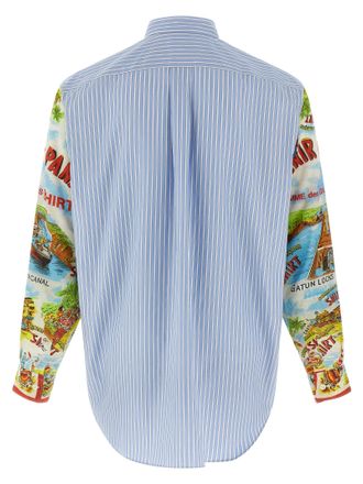 Comme Des Gar&ccedil;ons Mens Multicolor Cotton Blouse