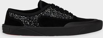 Christian Louboutin Men & apos;s Tactical Skate Red Sole Low-Top Sneakers