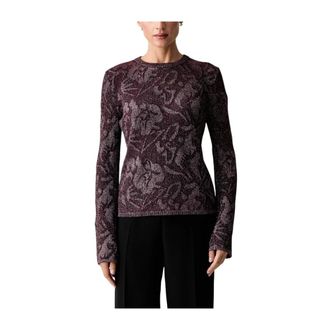 Liu Jo Dames, Truien, Paars, Maat: XL