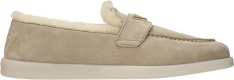 Prada Damens Loafer Wildleder Beige/W&uuml;ste